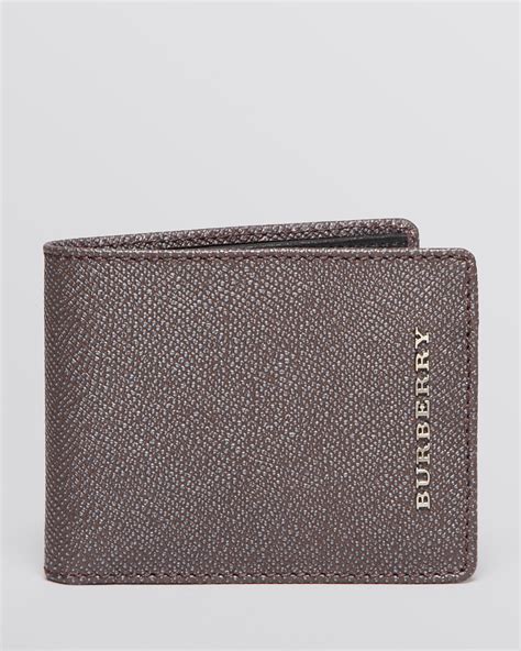 burberry london leather bifold wallet